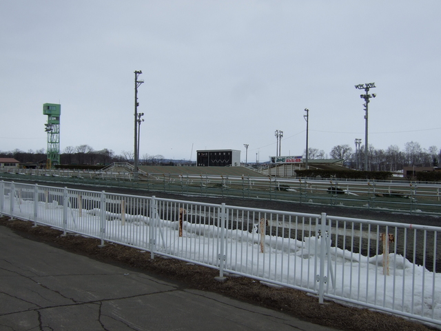 北海道遺産・ばんえい競馬のレース場所の写真の写真