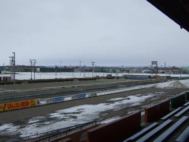 北海道遺産・ばんえい競馬・第二の坂道とゲートは結構距離があるの写真の写真