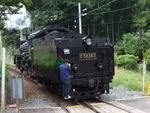 蒸気機関車(SL)のC58・入れ替え中のSL