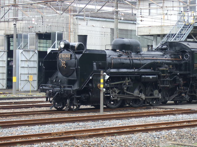 蒸気機関車(SL)のC58 ２５の写真の写真