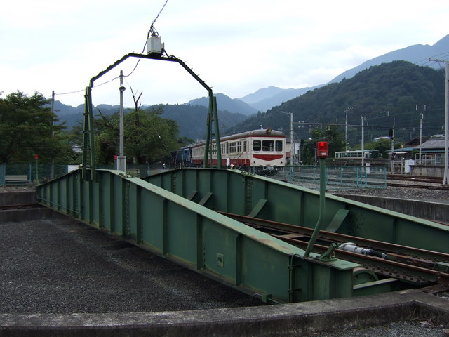 三峰口駅の転車台の写真の写真