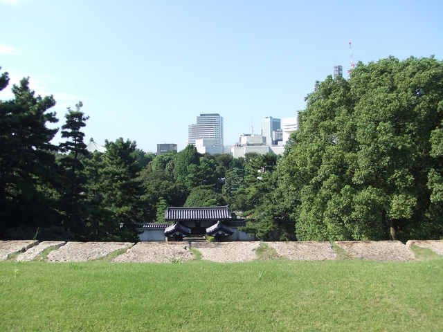 特別史跡・江戸城跡・本丸・天守台から北を見るの写真の写真