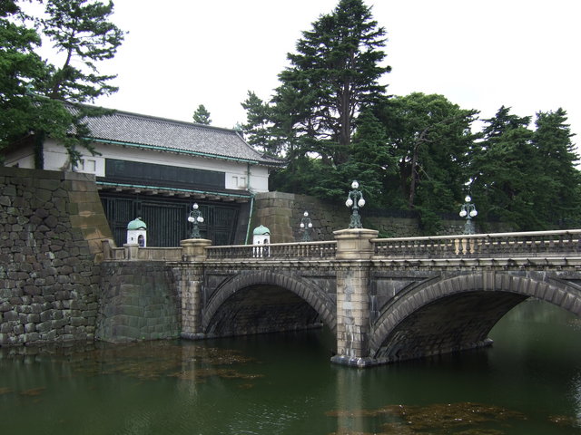 特別史跡・江戸城跡・二重橋と西の丸大手門の写真の写真