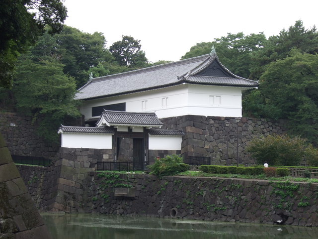 江戸城跡・内堀・清水門の写真の写真