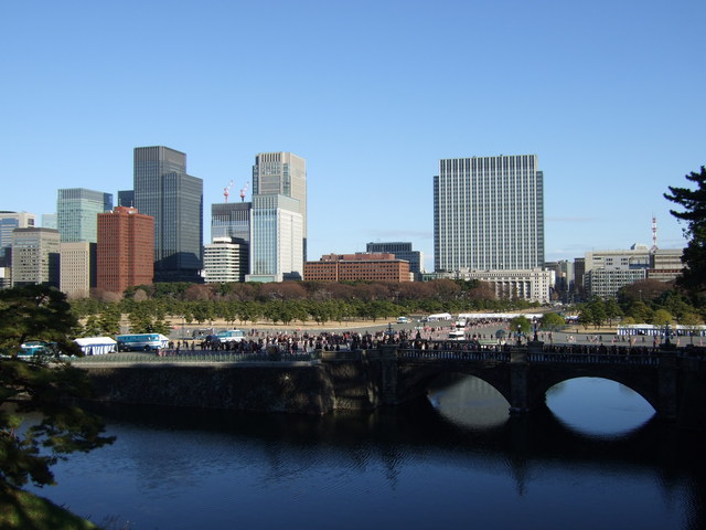 江戸城跡・西の丸・二重橋と皇居外苑の写真の写真