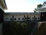 重要文化財・松山城一の門東塀