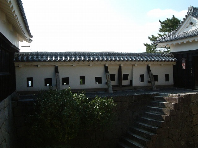 重要文化財・松山城一の門東塀の写真の写真