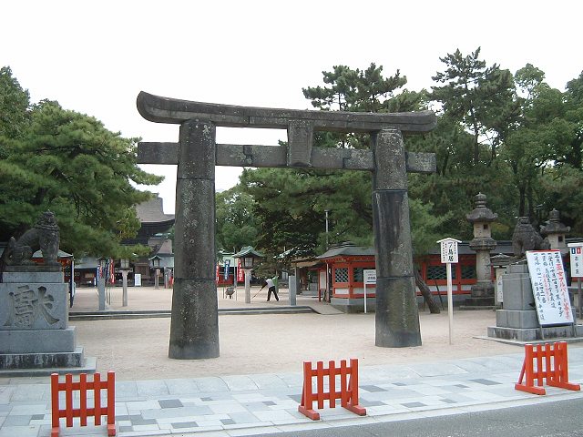 重要文化財・筥崎宮・鳥居の写真の写真