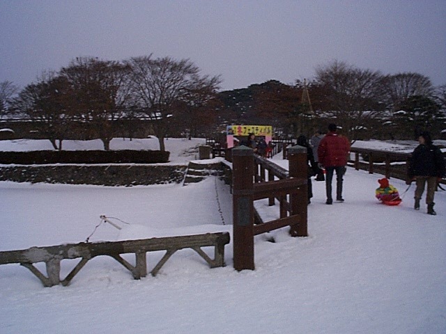 特別史跡・北海道遺産・五稜郭跡・五稜郭の出入り口にかかる橋の写真の写真