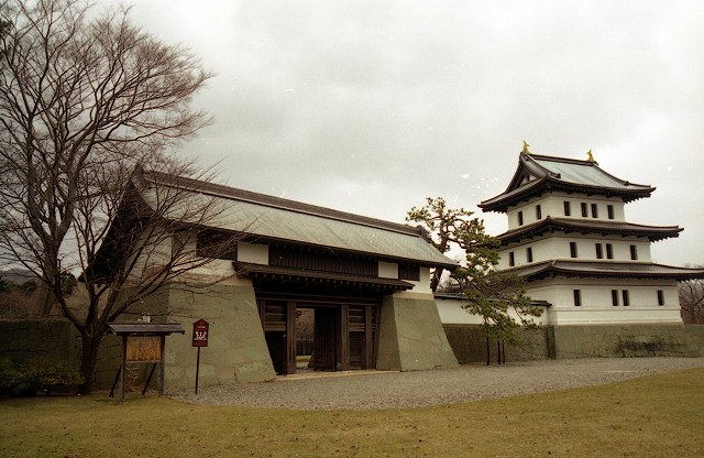 重要文化財・福山城（松前城）本丸御門の写真の写真