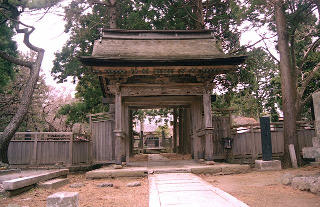 重要文化財・法源寺山門の写真の写真