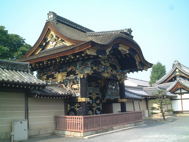 世界遺産・京都・国宝・本願寺唐門の写真の写真
