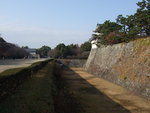 特別史跡・名古屋城跡・表二の門からみる内堀の西側