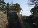特別史跡・名古屋城跡・表二の門からみる内堀の東側