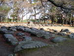 特別史跡・名古屋城跡・交換された天守閣の基礎石
