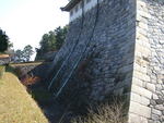 特別史跡・名古屋城跡・大天守の東側の石垣