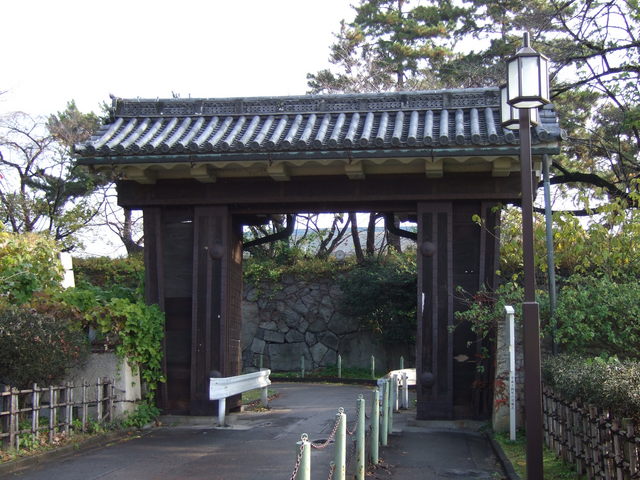 特別史跡・名古屋城跡・二之丸大手二之門の別名は西鉄門の写真の写真