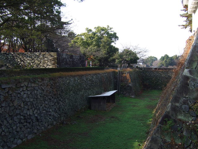 特別史跡・名古屋城跡・東南隈櫓付近の内堀の写真の写真
