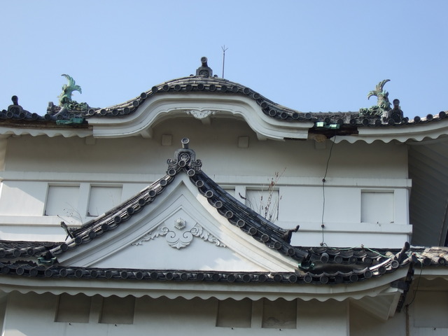 特別史跡・名古屋城跡・東南隈櫓の屋根の写真の写真