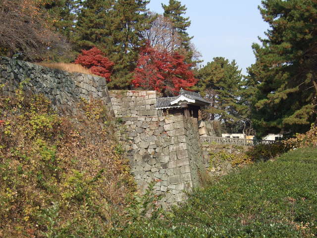 特別史跡・名古屋城跡・旧二之丸東二之門付近の内堀の写真の写真