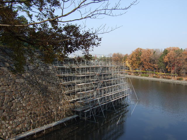 特別史跡・名古屋城跡・本丸搦手馬出の石垣の写真の写真
