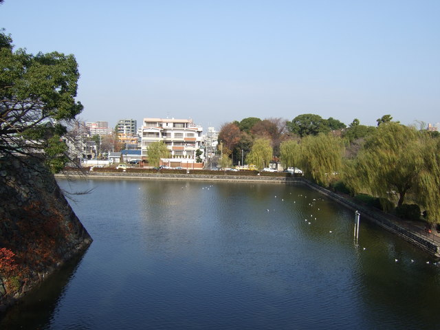特別史跡・名古屋城跡・御深井丸からみる外堀の西側の写真の写真