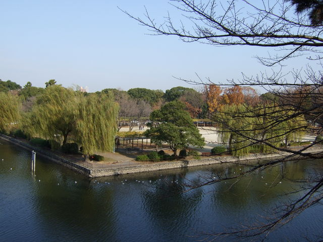 特別史跡・名古屋城跡・御深井丸からみる外堀の東側の写真の写真