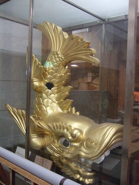 特別史跡・名古屋城跡・金のしゃちほこのレプリカの写真の写真