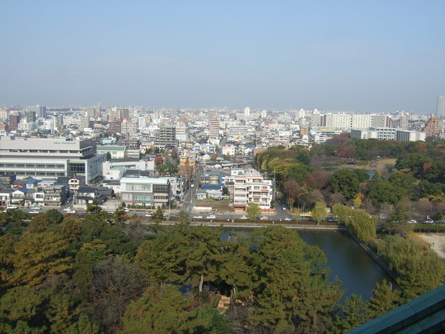 特別史跡・名古屋城跡・天守閣からみる北側の町並みの写真の写真