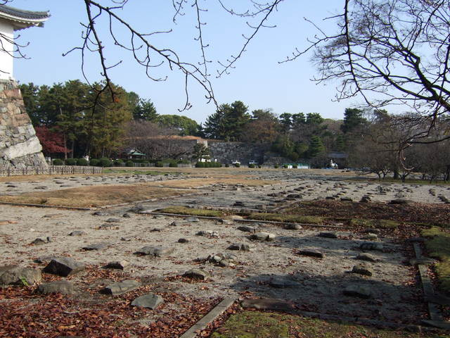 特別史跡・名古屋城跡・空襲で焼けてしまった本丸御殿の写真の写真