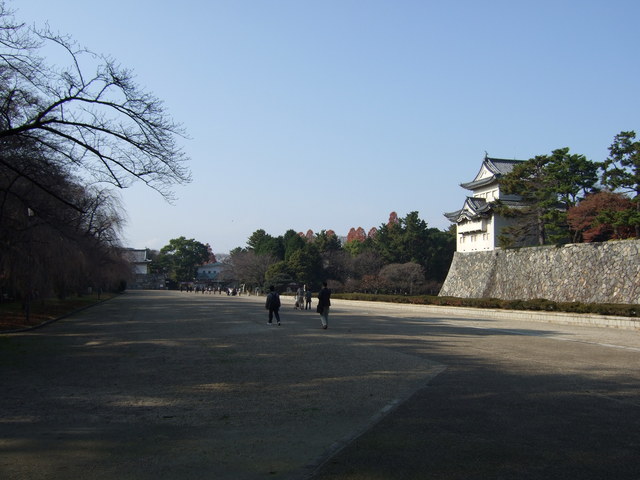 特別史跡・名古屋城跡・本丸大手馬出跡からみる西の丸の写真の写真