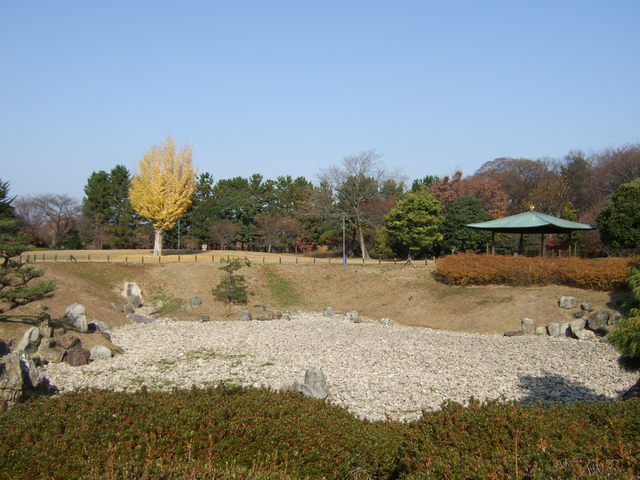 特別史跡・名古屋城跡・発掘された池跡の写真の写真