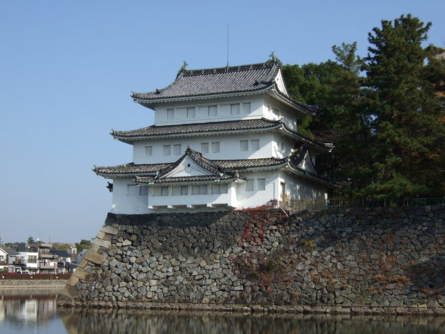 特別史跡・名古屋城跡・外堀と西北隅櫓の写真の写真