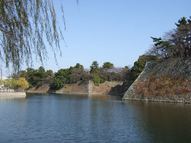 特別史跡・名古屋城跡・辰之口水道大樋付近から見る外堀の写真の写真