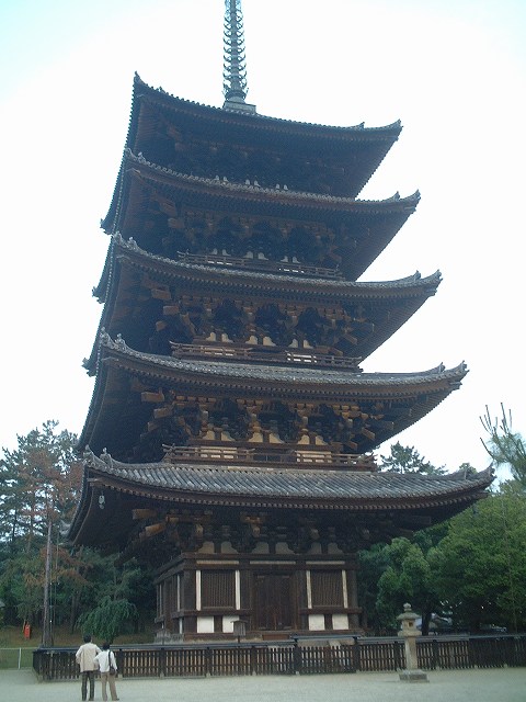 世界遺産・奈良・興福寺五重塔の写真の写真