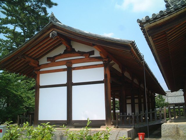 法隆寺地域の仏教建造物・法隆寺細殿の写真の写真