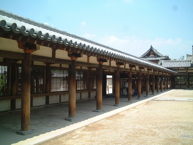 法隆寺地域の仏教建造物・法隆寺東院廻廊西廻廊の写真の写真