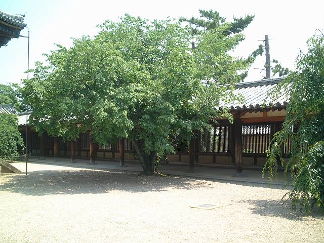 法隆寺東院廻廊東廻廊の写真の写真