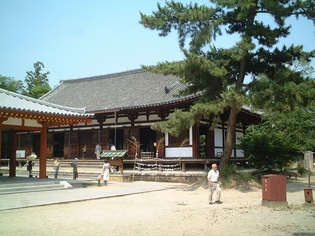 世界遺産・奈良・薬師寺東院堂の写真の写真