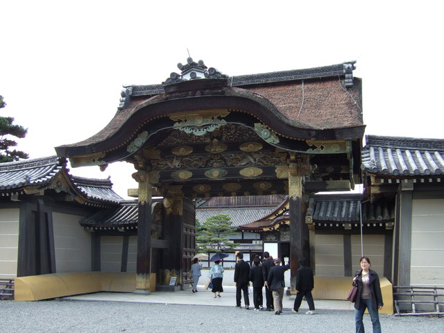 世界遺産・二条城・重要文化財・二の丸御殿唐門の写真の写真