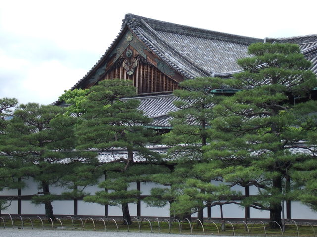 世界遺産・二条城・斜めから見る二の丸御殿遠侍の写真の写真