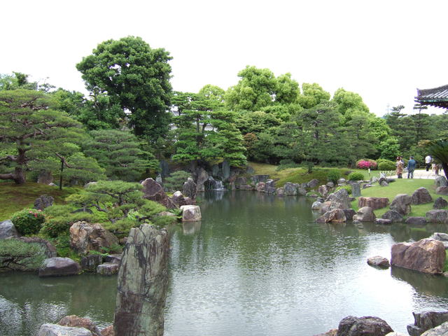 世界遺産・二条城・特別名勝・二条城二之丸庭園・八陣の庭の写真の写真