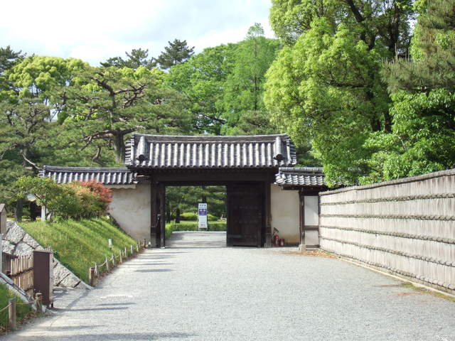 世界遺産・二条城・重要文化財・鳴子門の写真の写真