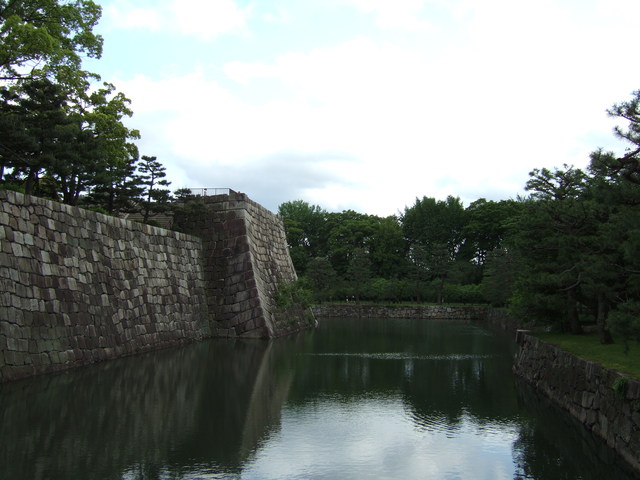 世界遺産・二条城・内堀と天守台の写真の写真