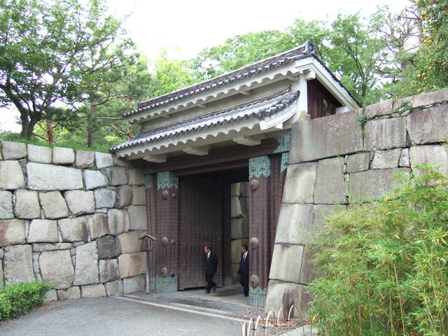 世界遺産・二条城・重要文化財・北中仕切門の写真の写真