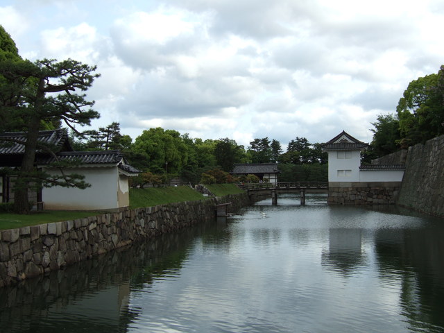 世界遺産・二条城・鳴子門と本丸櫓門の写真の写真