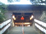 重要文化財・吉備津神社北随神門