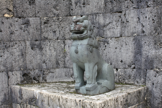 史跡・首里城・シーサー１の写真の写真