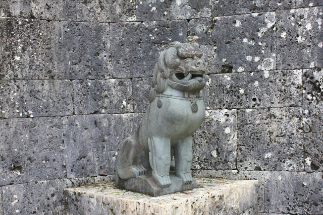 史跡・首里城・シーサー２の写真の写真