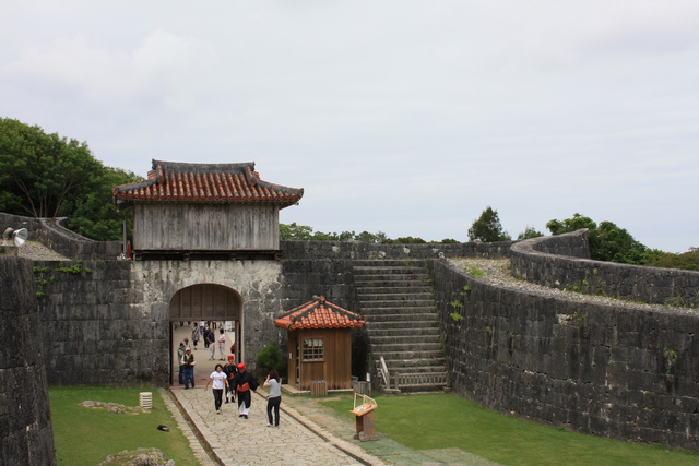 史跡・首里城・城内から見た瑞泉門３の写真の写真